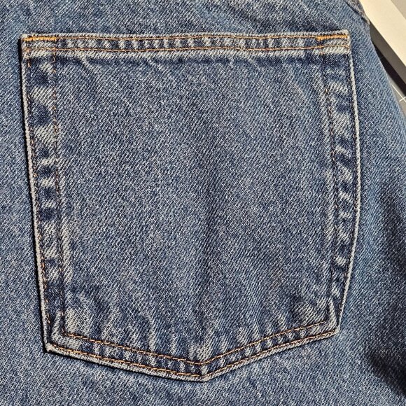 L.L. Bean Women's high rise Lined Jeans Blue 8 MT Cabincore Gorpcore Trail Fit - Picture 16 of 16